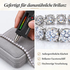 Klassisches 4-mm-Moissanit-Tennisarmband – 14 Karat vergoldet & doppelter Sicherheitsverschluss – NUR HEUTE 90 % RABATT 🔥